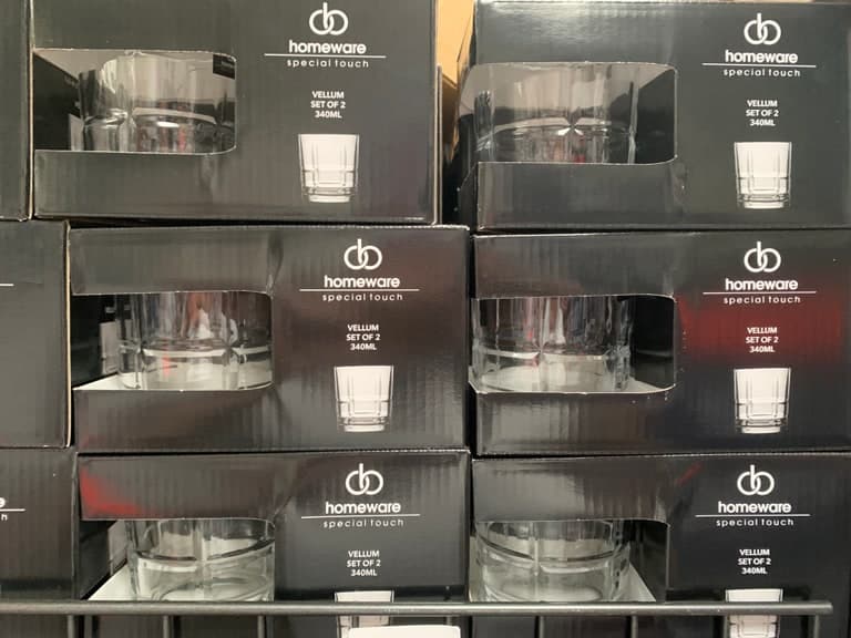 Homeware Vellum Whisky-/Tumbler-Gläser 340 ml – 2er-Set (Lagerbestand) – Bild 1