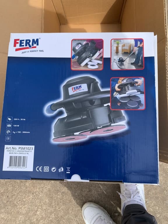 FERM PSM1023 Detail-Schleifmaschine 120W - Multi-Schleifer mit Aufsaetzen – Bild 2